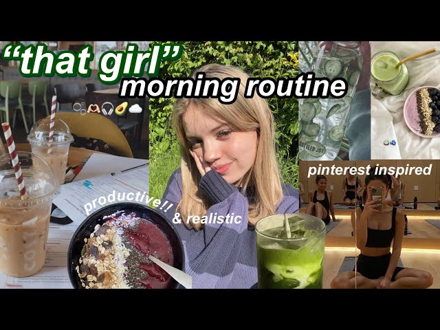 my “that girl” inspired morning routine🤍*this will motivate you*