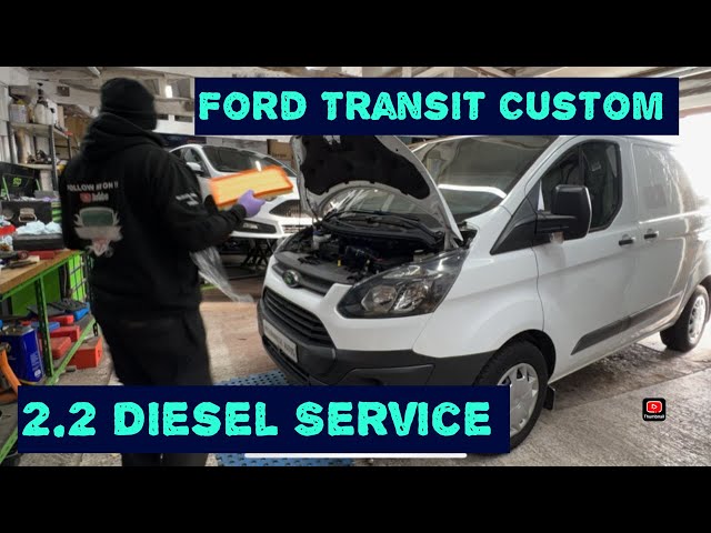 Ford Transit Custom 2.2 Diesel Service Part 1 And Did The Leak Stop On The Ford Kuga ???