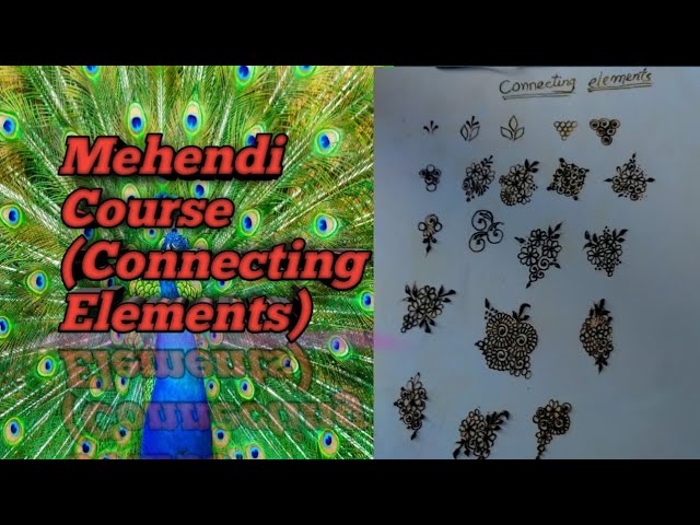 Mehendi Course (Connecting Elements) Part 1💫✨Asma Mehendi Videos