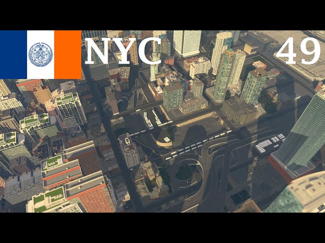 New York City Ep 49 | Lincoln Tunnel, Port Authority Bus Terminal and NYT Building | Cities Skylines