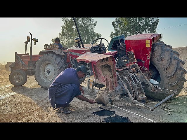 Emergency Crashed Tractor Stuck in Footpath We Repair all Damages