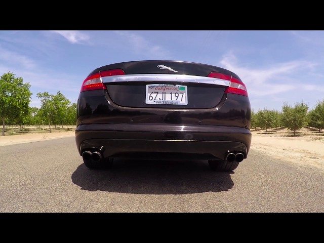 How Loud Is a Straight Piped Jaguar Xf?/Acceleration/start up/ Exhaust Sound
