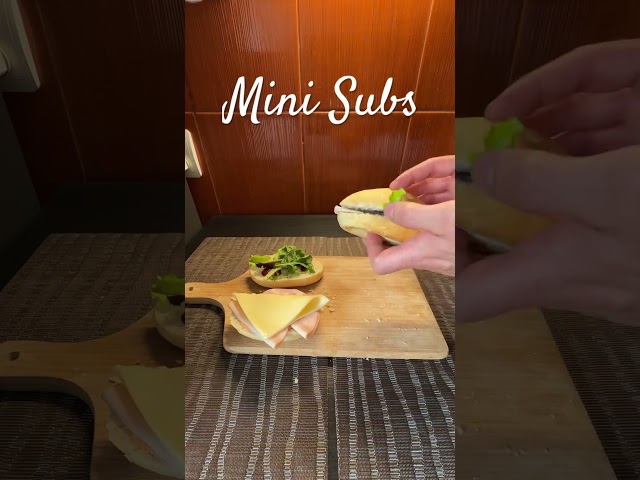 Mini Subs Sandwiches 🤤 #shorts #sandwich