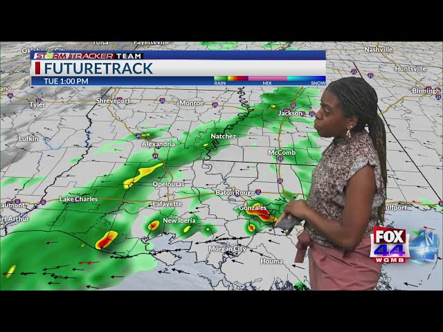 Tuesday Morning Forecast for Baton Rouge 6-18-24