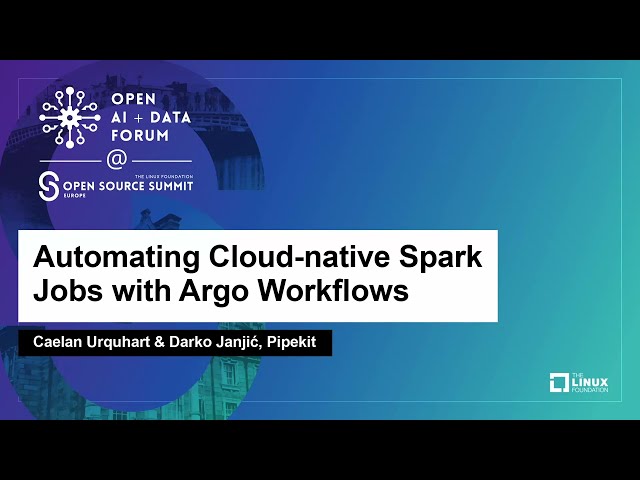 Automating Cloud-native Spark Jobs with Argo Workflows - Caelan Urquhart & Darko Janjić, Pipekit