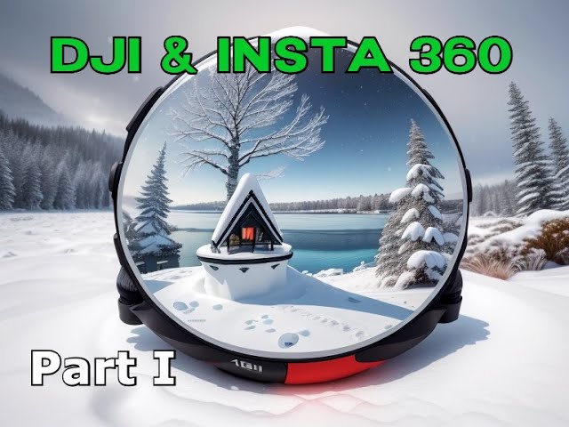 Exploring Winter's Beauty with INSTA 360 & DJI Mini : A 4K UHD Adventure 🌨️📸 Part 1