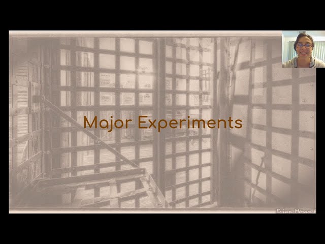 Major Experiments in Social Psychology