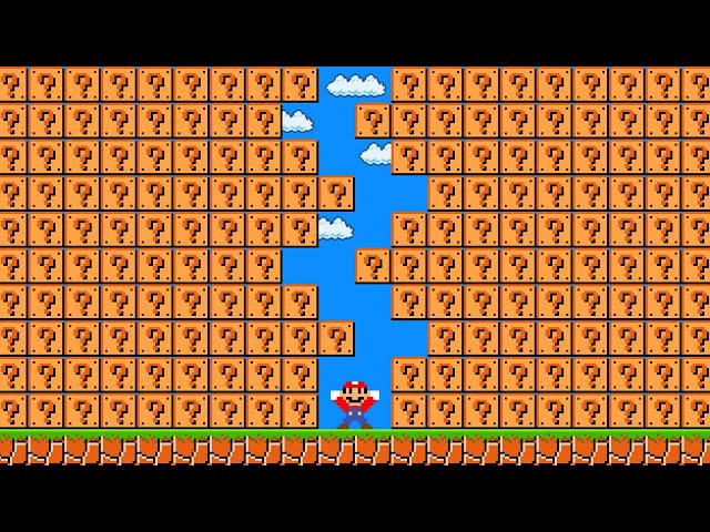 Super Mario Bros. but Mario Gain 1,000,000 Question Blocks...