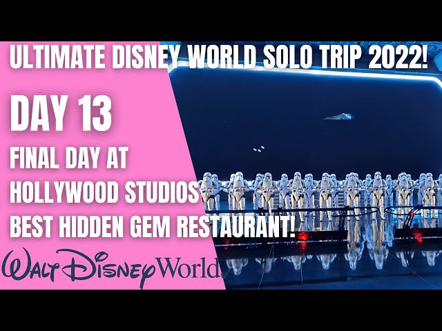 Final Day In Hollywood Studios | Best Hidden Gem Restaurant | Disney World Solo Vlog | Day 13