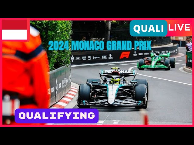 🔴F1 LIVE | 2024 MONACO  GP | QUALIFYING | Live data and Commentary {Circuit de Monaco}