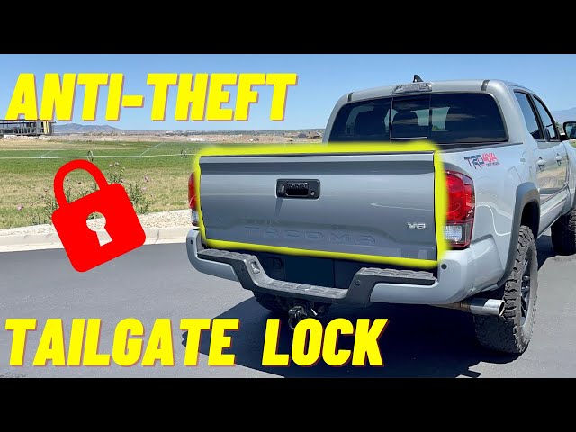 Toyota Tacoma Anti-Theft Tailgate Lock Review & Install - Tavaski