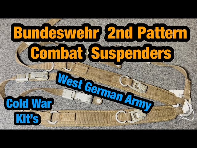 Bundeswehr West German Army 2nd Pattern Combat Suspenders /