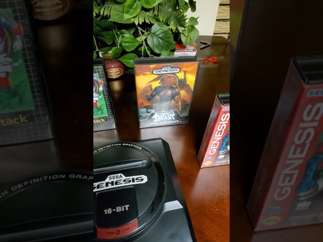 Geek Retro Video Game Pickups - Sega Genesis Collection With Earthworm Jim CIB W/ Poster!