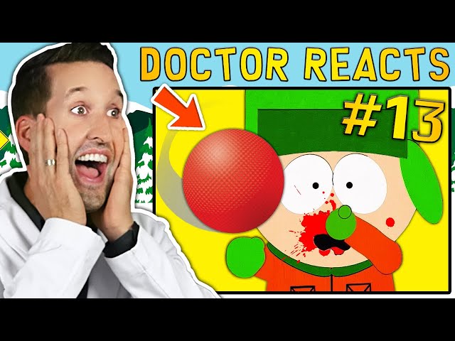 ER Doctor REACTS to Funniest South Park Medical Scenes #13