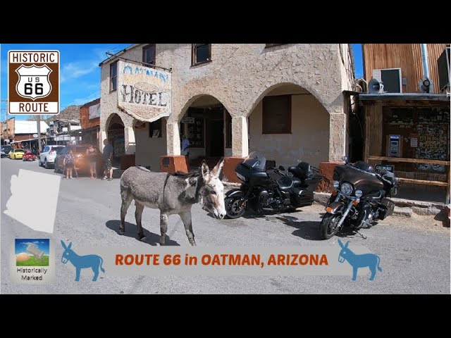 Route 66 in Oatman, Arizona