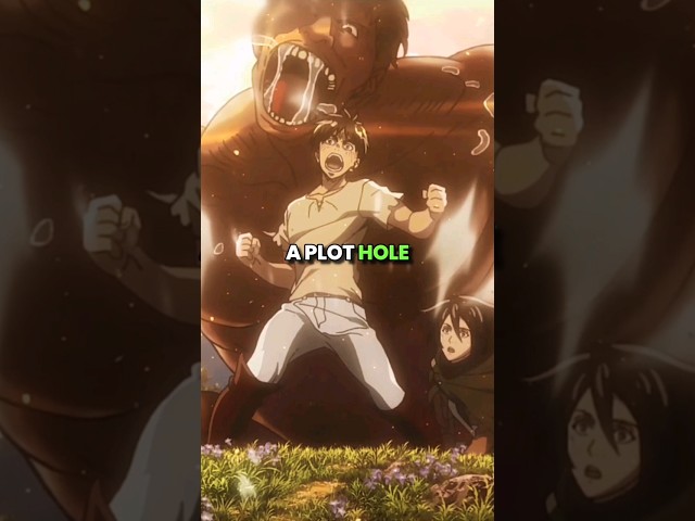 Why Eren's first transformation is not a plot hole, EXPLAINED! #attackontitan #aot