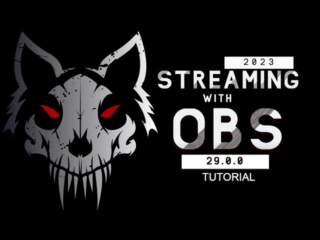 OBS 29.0.0 Tutorial for Live Streaming on Youtube and Twitch in 2023!