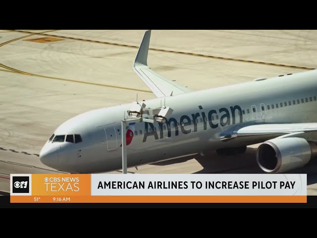 American Airlines to increase pilot pay to match Delta