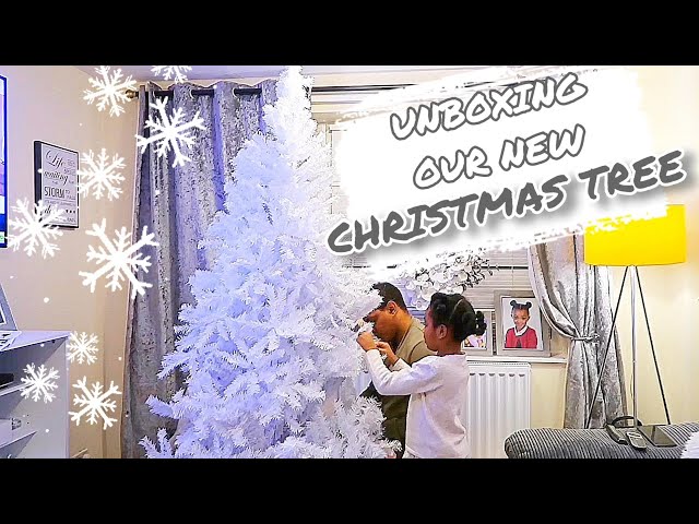 OUR NEW TREE IS HERE! Unboxing + Putting up our CHRISTMAS TREE