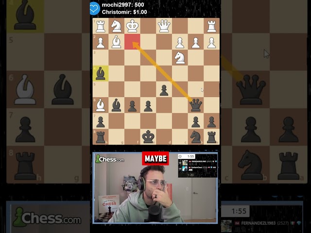 that a 2500 rated player hung a mate in one || gothamchess