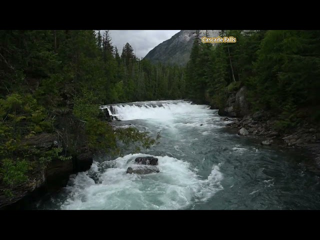 June 15,2024 Cascade Falls & Macdonald Falls at Two Medicine Glacier National Park Montana USA