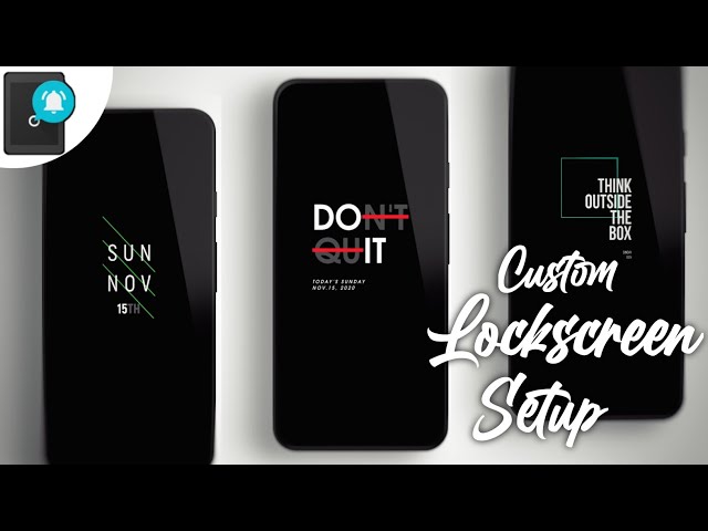 How to Customize your Lockscreen | Android Lockscreen Setup #2