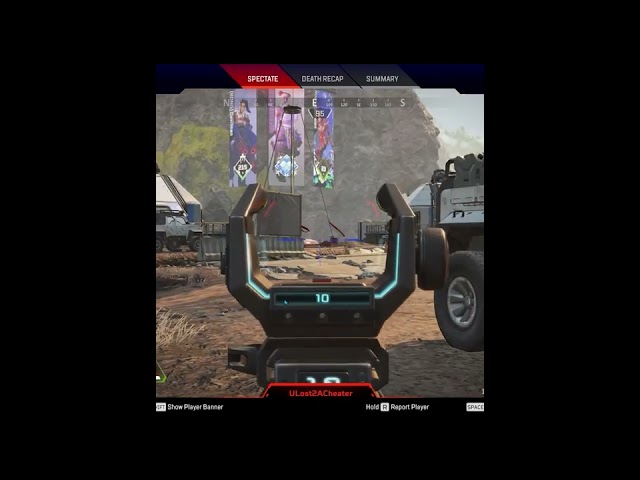 Easy Anti cheat at work in Apex shorts #shorts #apex #apexlegends #gaming #clutch