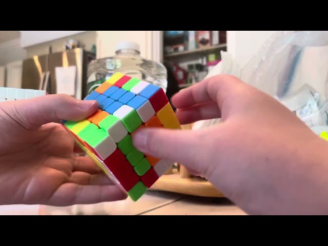 Solving a 5x5 cube in under 10 minutes