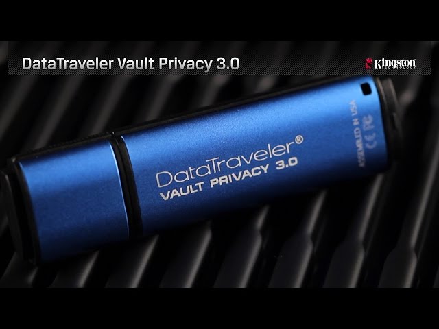 Pamięć z 256-bitowym szyfrowaniem sprzętowym | DataTraveler Vault Privacy 3.0
