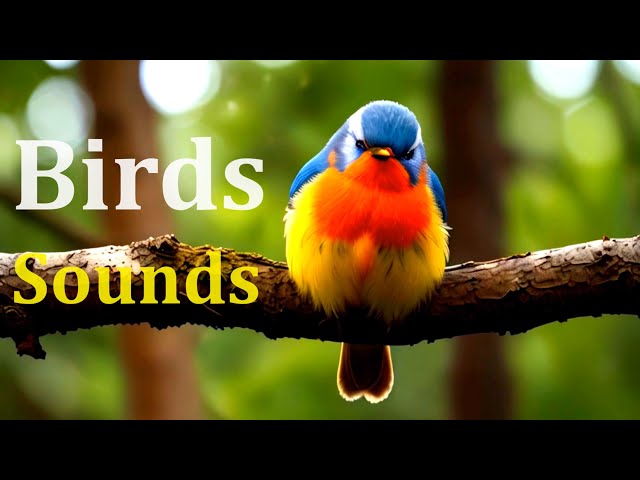 Calming Nature Sounds for Sleeping, Relaxation, Meditation. Chirping Birds Sounds. Singing Birds.