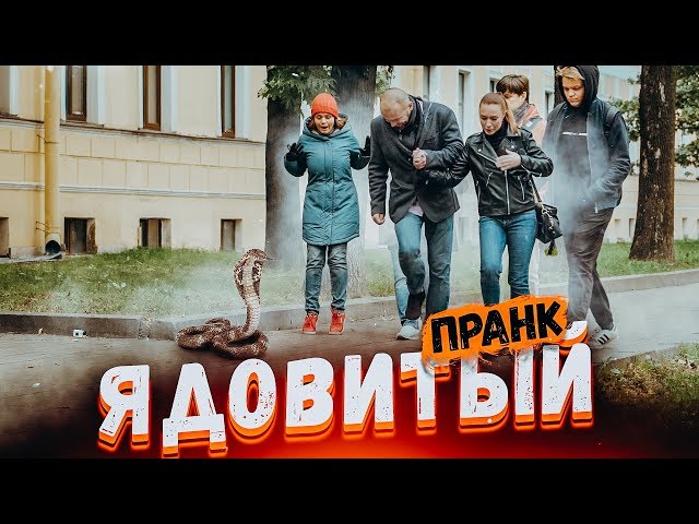 ЗМЕЯ НАПАЛА НА ПРОХОЖИХ ПРАНК / Подстава от Вджобывай / snake prank in Russia