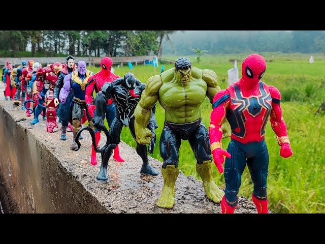 Avengers Superhero Story, Marvel's Spider-Man 2, Hulk, Iron Man, Captain America, Venom