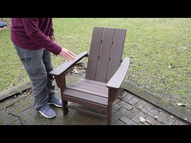 POLYWOOD AD420MA Modern Adirondack Chair REVIEW   A Great Chair for Your Deck