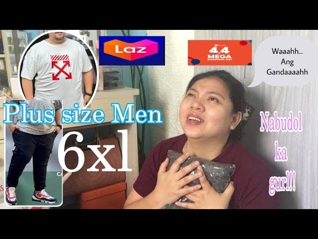 Lazada & Shopee UNBOXING HAUL || PLUS SIZE FOR MEN at KUNG ANU -ANO pa! Aj Parma #shorts