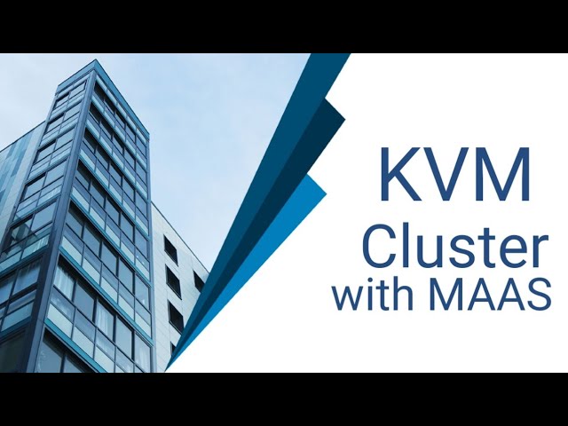 Create KVM pods cluster with MAAS
