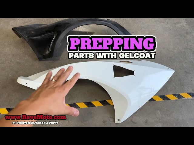 Doing it Wrong!  Prep your Gelcoat parts this way and  that paint will stick like your EX.