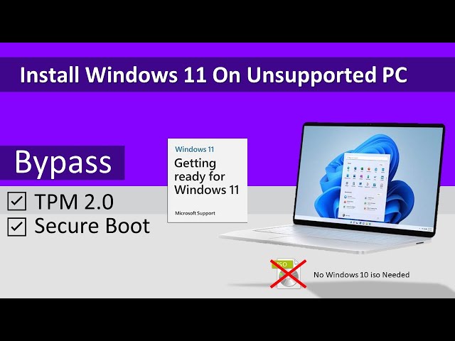 How to Install Windows 11 on Unsupported PC With all Features (Works 100%) | 2021 | #SV PRO#