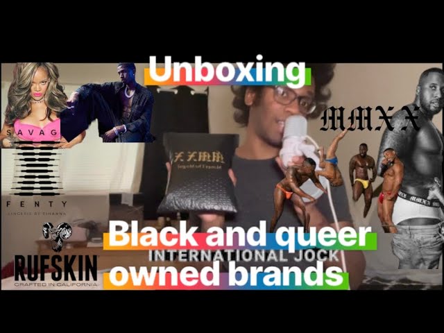 Unboxing outfits I bought from black and queer owned brands