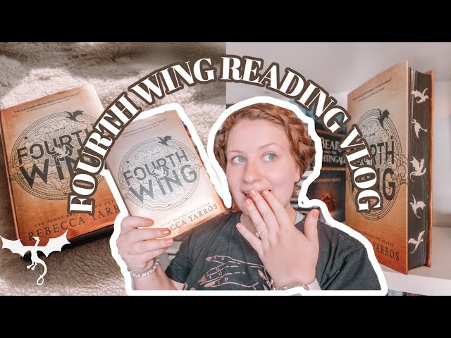reading booktok's most hyped fantasy romance 🐲| FOURTH WING READING VLOG🐉