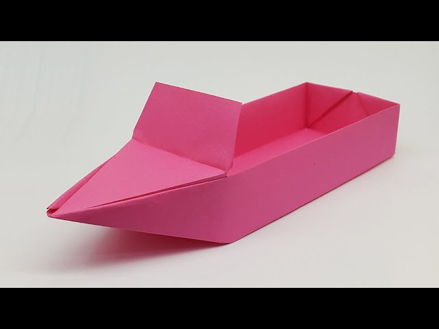 How to Make a Paper Boat that Floats | Paper Speed Boat | Origami Boat