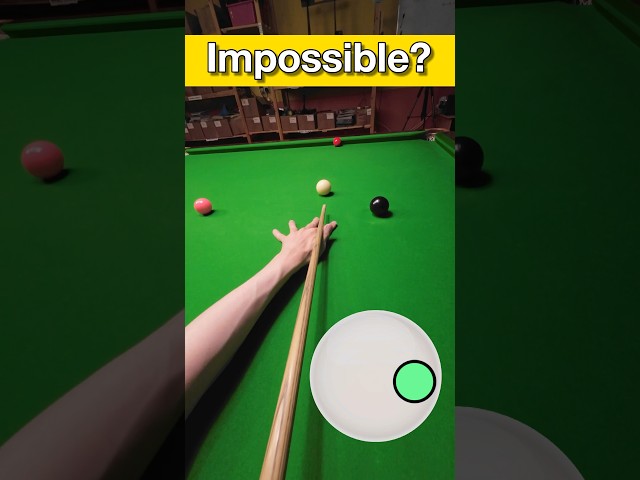 Snooker Impossible Shots❓GoPro Headcam POV