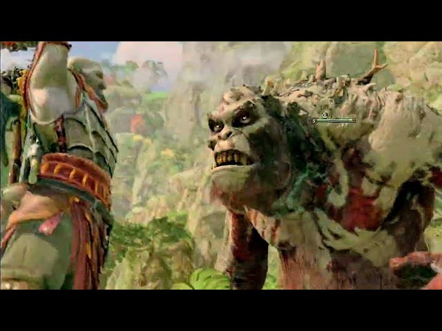 God of War Ragnarok - How to kill Rock Throwing Ogre (Vanaheim Forest): GMGOW No Damage PS5 Gameplay
