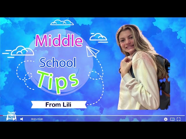 Middle school tips! 😁