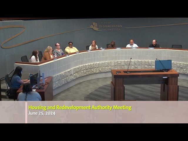 June 25, 2024 Housing and Redevelopment Authority Meeting