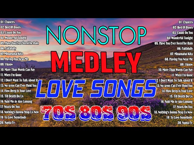 Nonstop Slow Rock Medley 💖 NONSTOP SLOW ROCK LOVE SONGS 80S 90S 💖 Emerson Condino Nonstop Collection