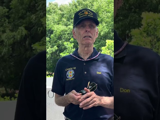 Vet Don Fednak says Queens Vietnam Veterans Memorial connects the living & the dead #nycparks #vet