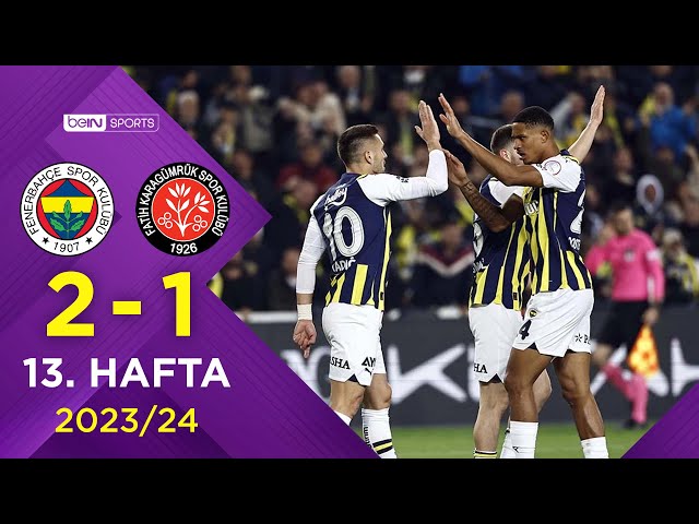 Fenerbahçe (2-1) F. Karagümrük | 13. Hafta - Trendyol Süper Lig 2023/2024