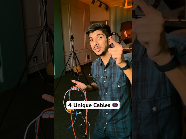 😱 4 Unique USB Cables 🪢 #amazonfinds #gadgets #techno #techgadgets