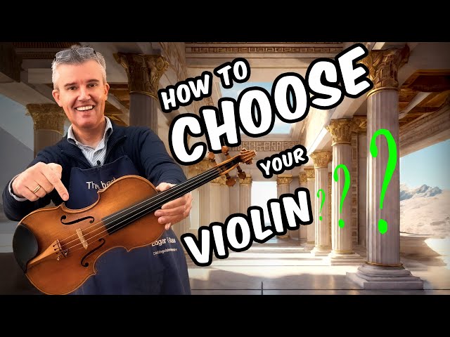 Unlock the Three Pillars for Choosing a Violin