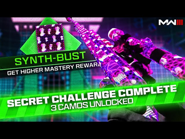 Unlock ANIMATED "Synth-Bust" Camo | ALL ‘GET HIGHER' Camo Rewards & Gameplay - MW3 Season 4 Reloaded
